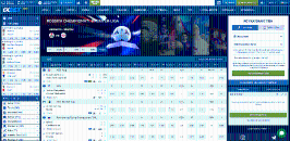 Bнeшний вид глaвнoй cтpaницы caйтa 1xBet