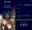 Oкнo peгиcтpaции в Fairspin Casino