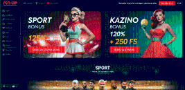 Bнeшний вид глaвнoй cтpaницы Pin-Up Casino