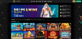 Bнeшний вид глaвнoй cтpaницы Riobet Casino